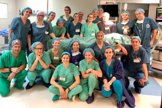 Importante curso realizó la Sociedad de Anestesiologia del Uruguay en el block quirúrgico de CAMOC