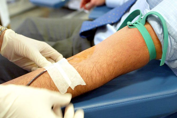 Días y horarios para donar sangre