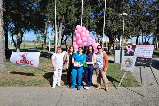 Participamos en Ombúes de Lavalle en el marco del Día de la Prevención del Cáncer de Mama